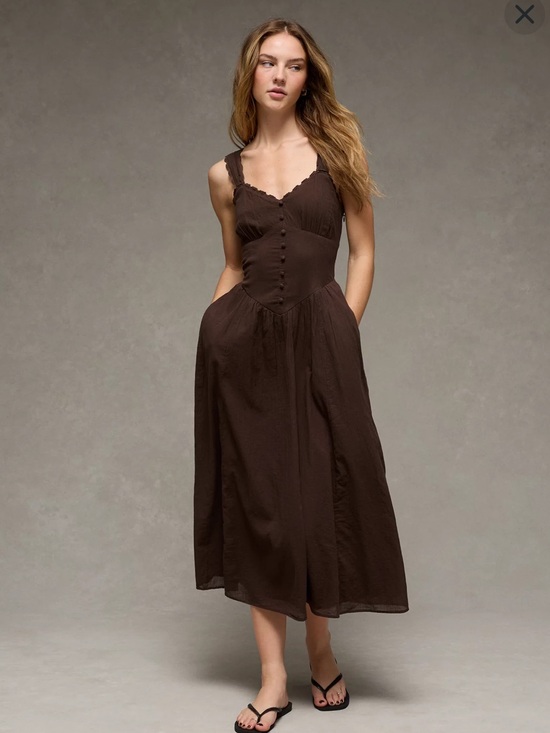 American Eagle Outfitters Dresses & Skirts - AE Sweetheart Corset Midi Dress NWT